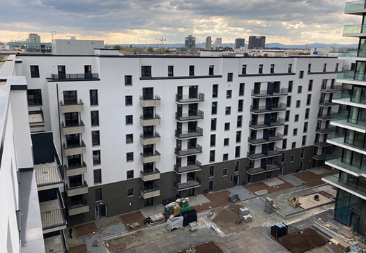 Einblick in Schleusenbaustelle